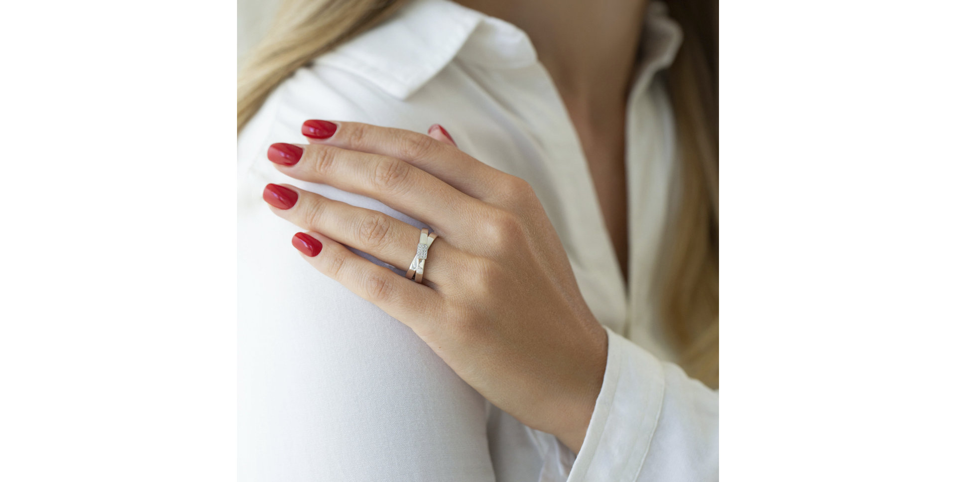 Prsteň s diamantmi Innocent Life