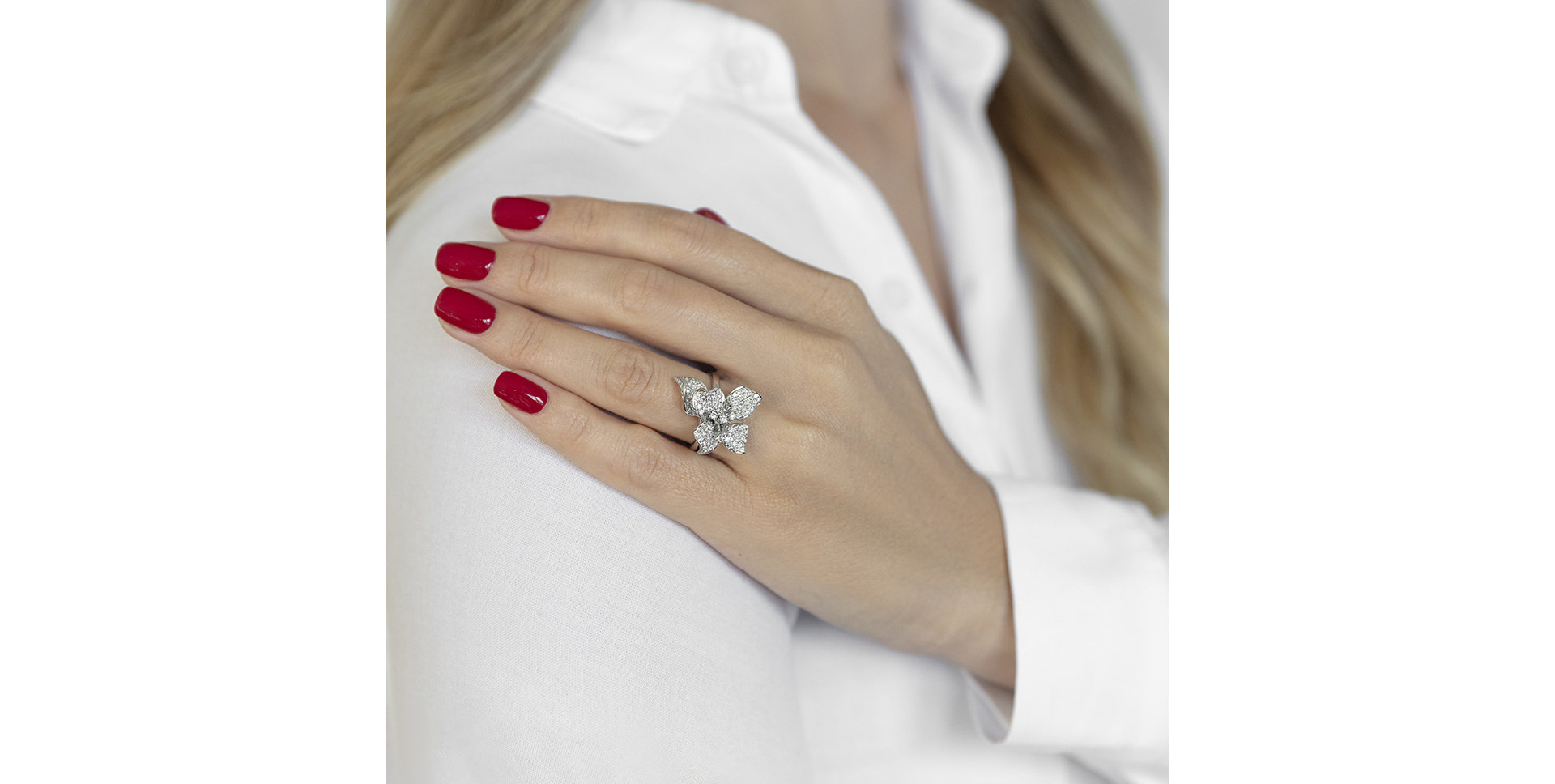 Prsteň s diamantmi Lucinda