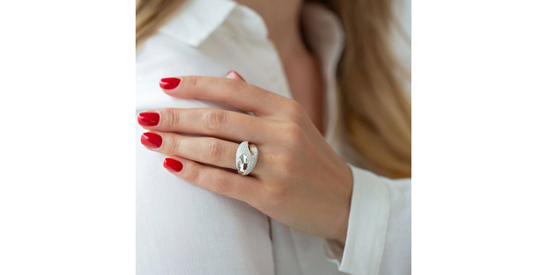 Prsteň s diamantmi Endless Galaxy