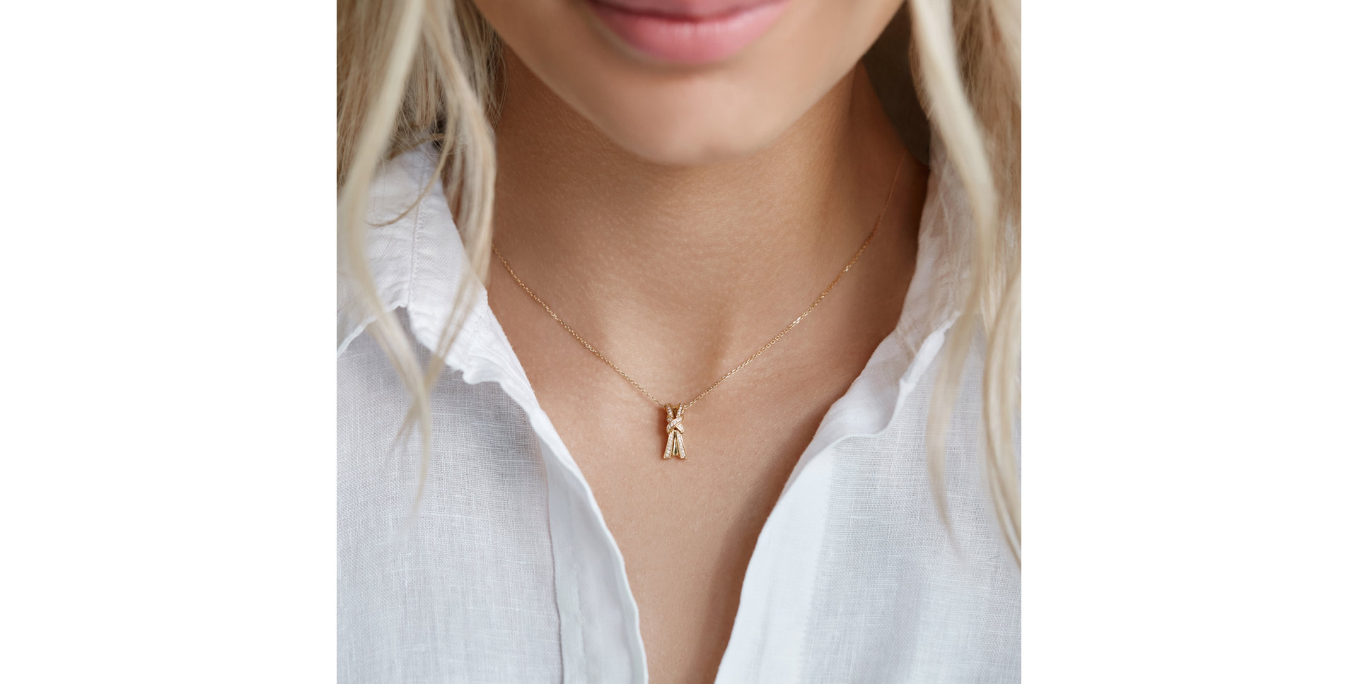 Přívěsok s diamantmi Bound by Love