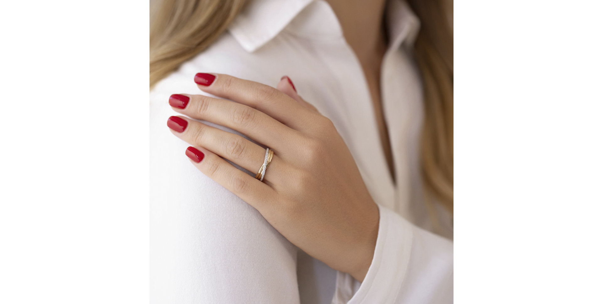 Prsteň s diamantmi Pink Paradise