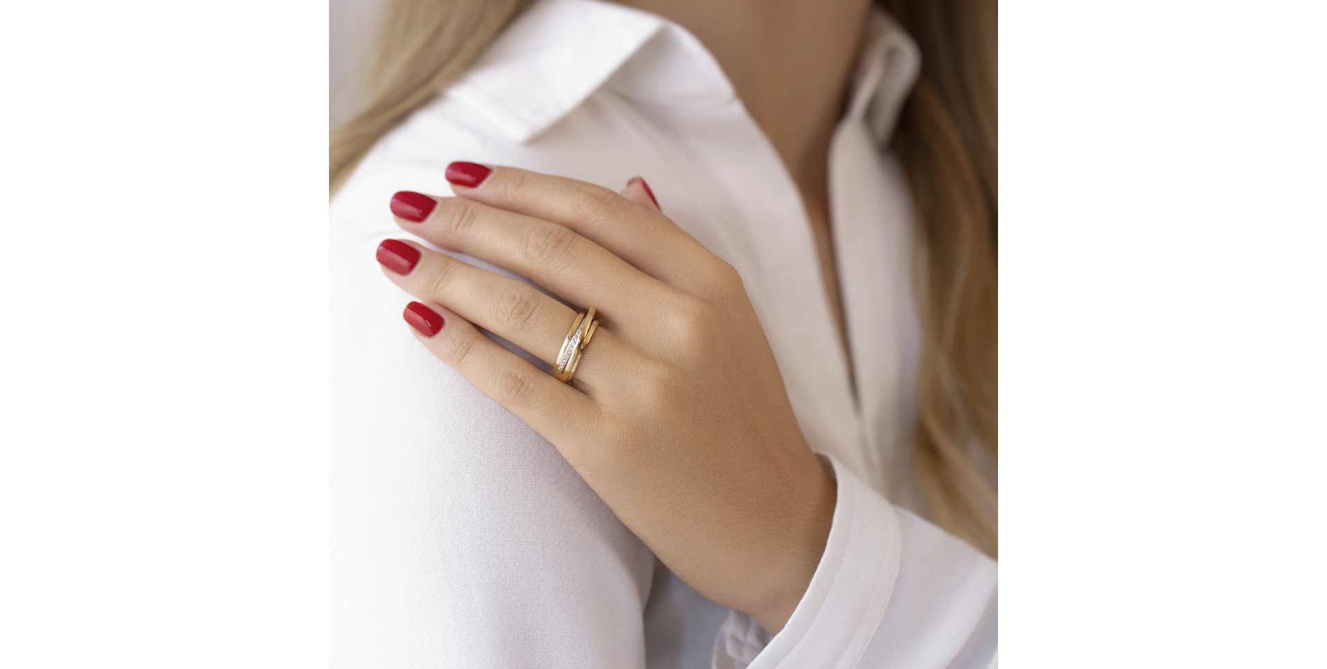 Prsteň s diamantmi Agaton