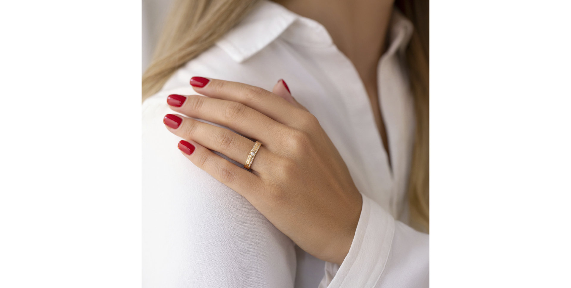 Prsteň s diamantmi Honest Relationship