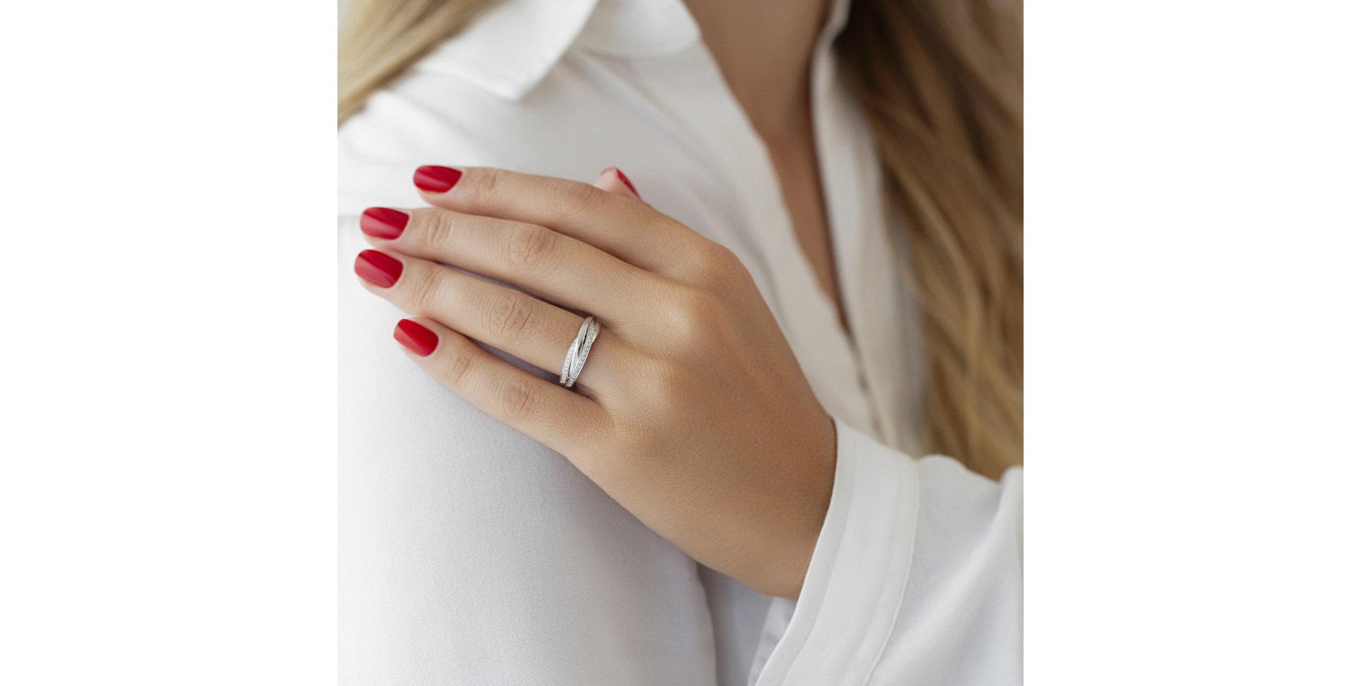 Prsteň s diamantmi Sanders