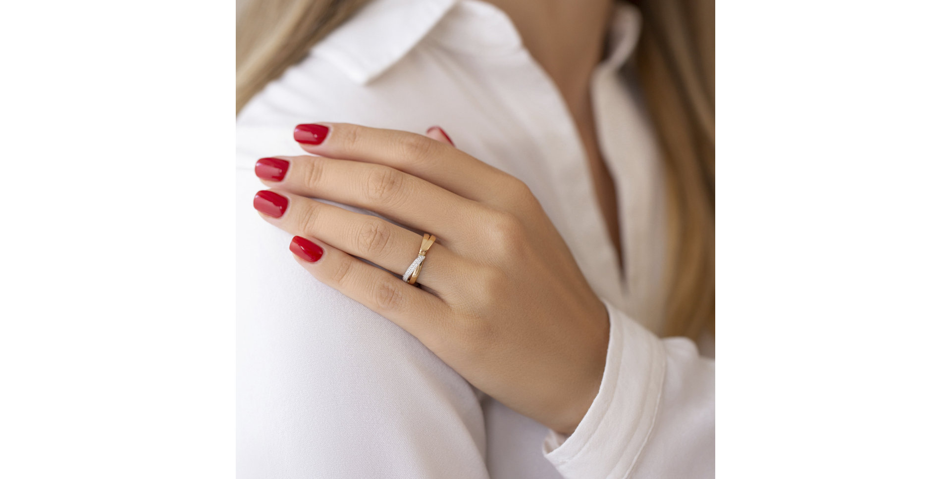 Prsteň s diamantmi Beautiful Night