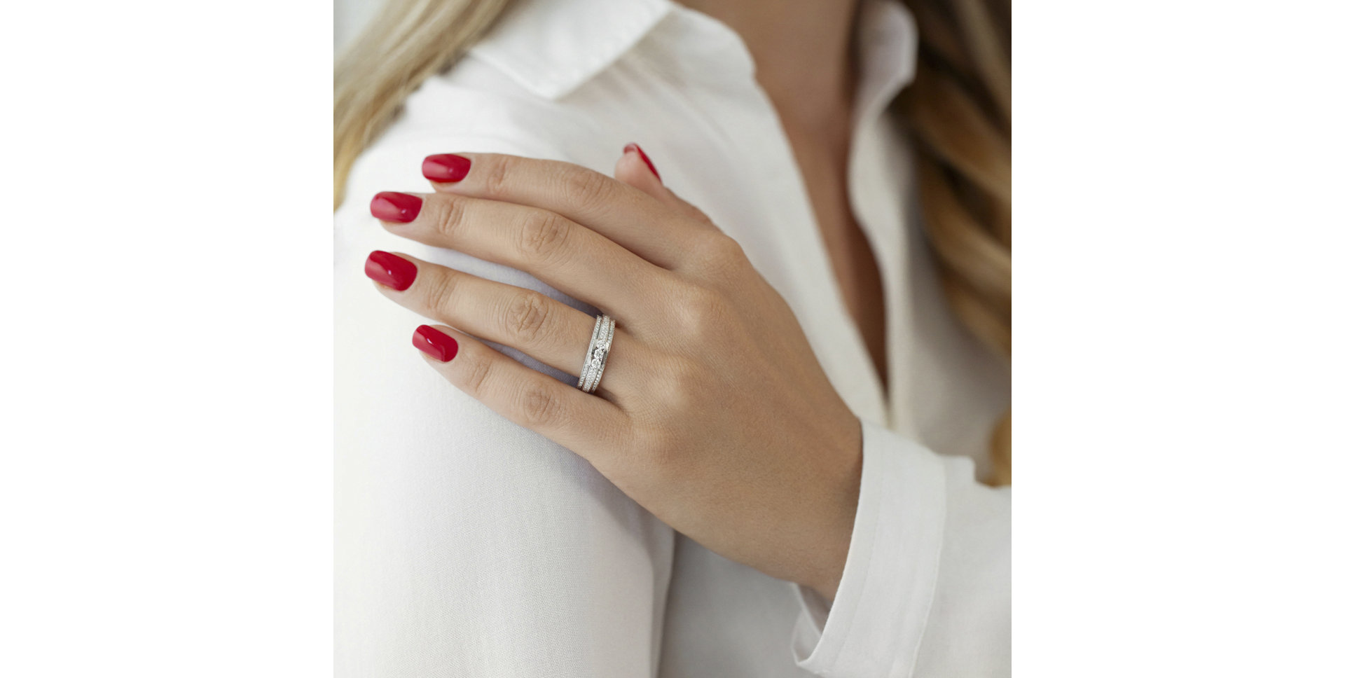 Prsteň s diamantmi Gabija