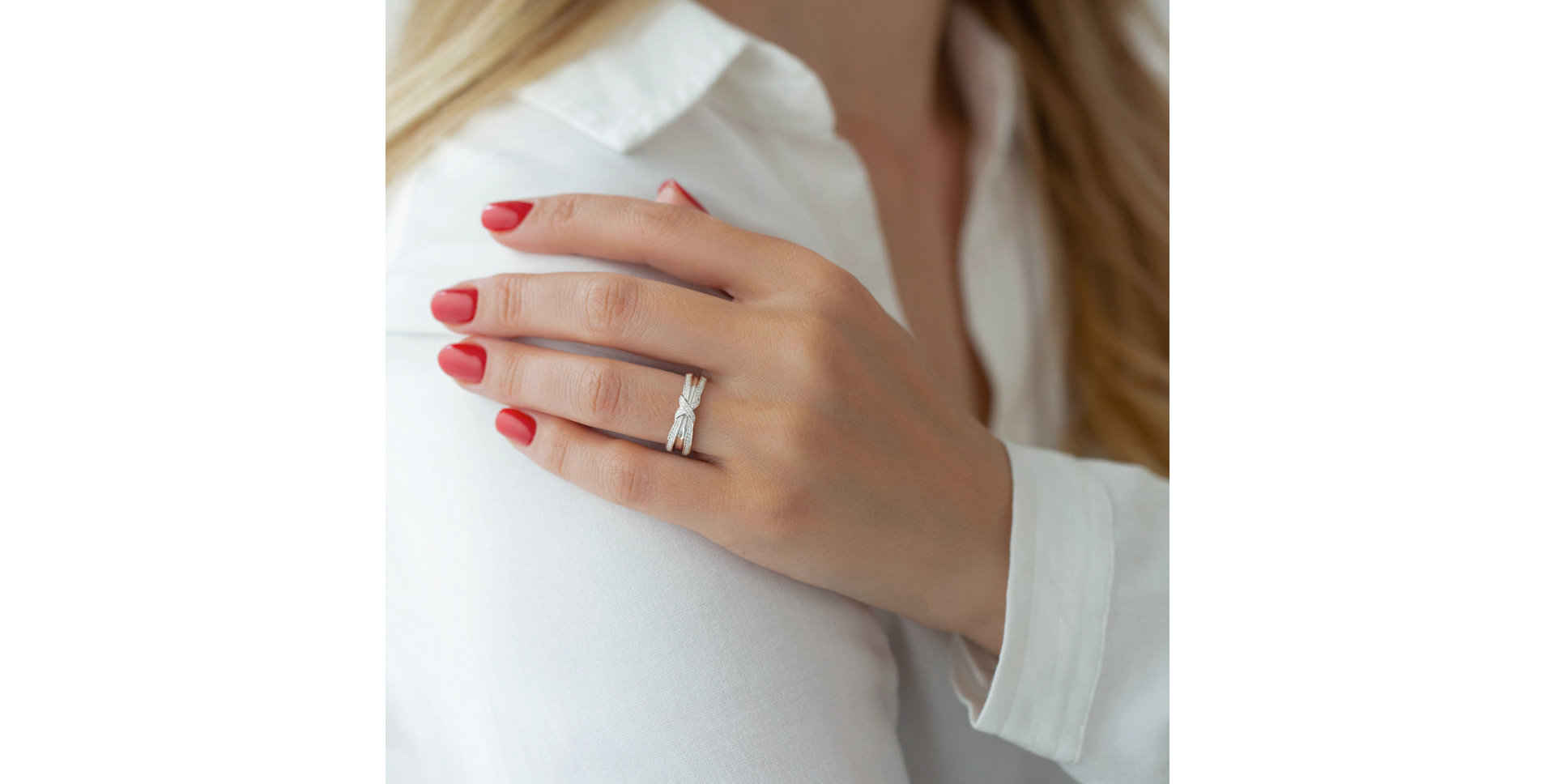 Prsteň s diamantmi Sparkling Joy