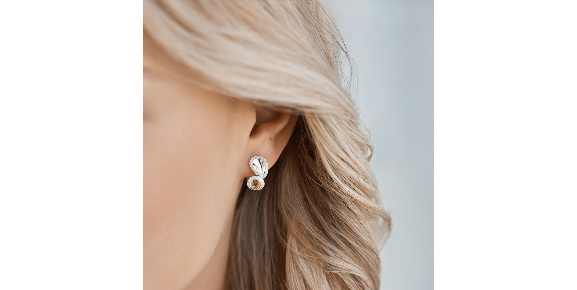 Náušnice s diamantmi Fancy Drops