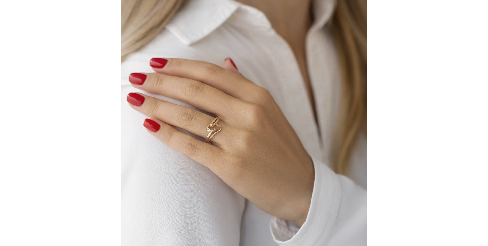 Prsteň s diamantmi Massimiliano