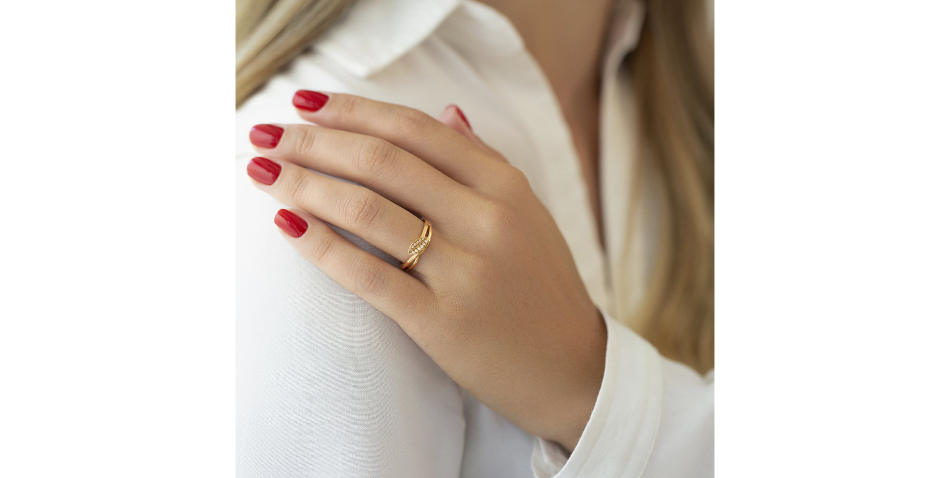 Prsteň s diamantmi Massima