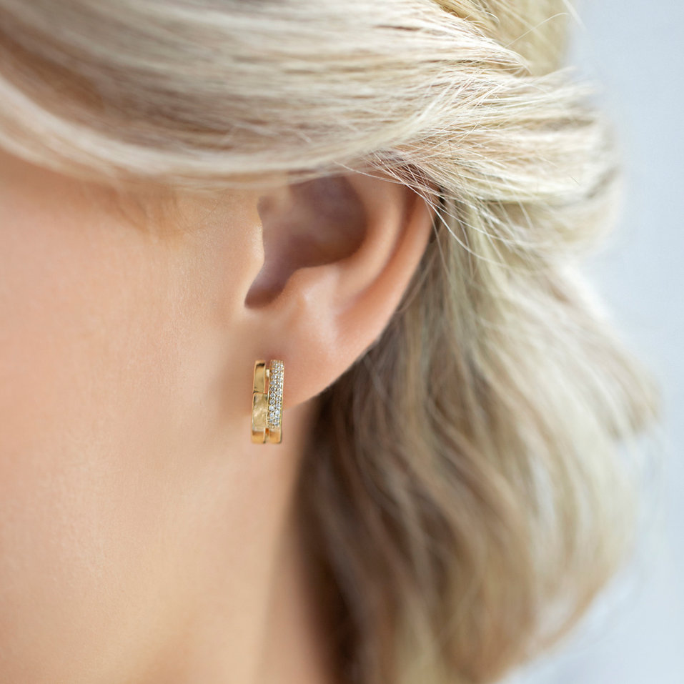 Náušnice s diamantmi Festive Season