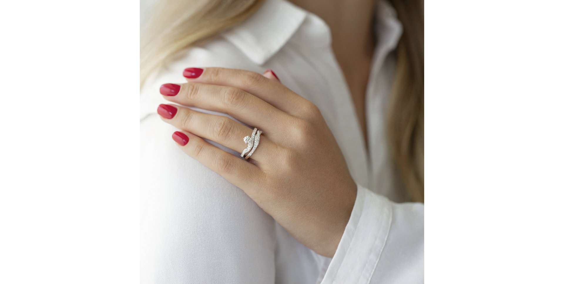 Prsteň s diamantmi Love Bond