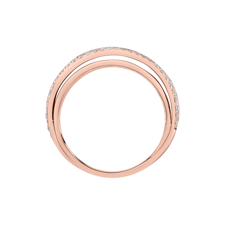 Prsteň s diamantmi Dream Ribbon