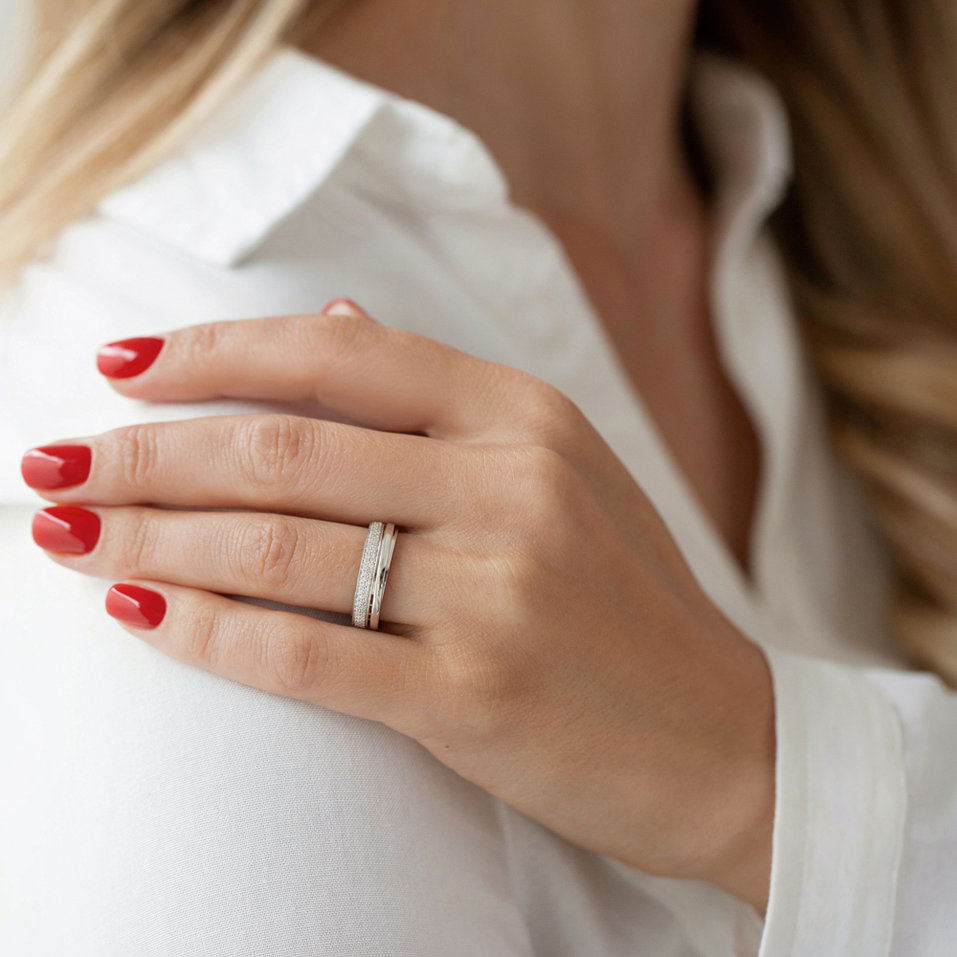 Prsteň s diamantmi Dream Ribbon