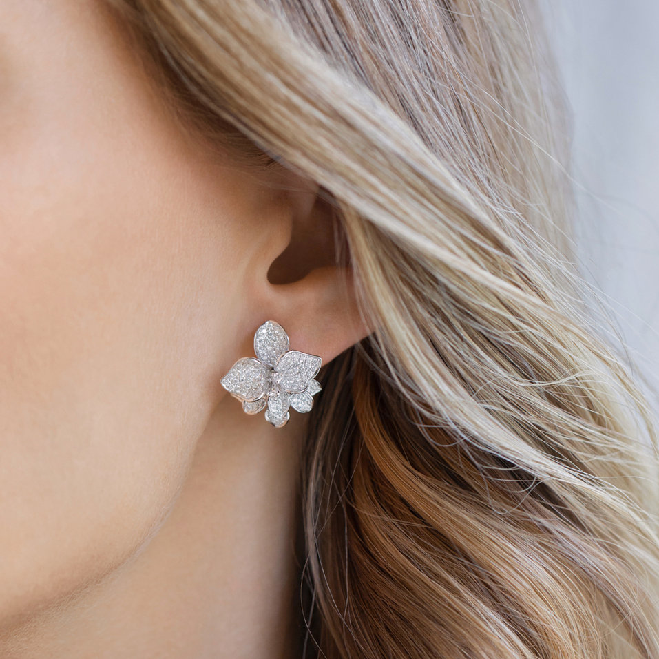 Náušnice s diamantmi Atlas