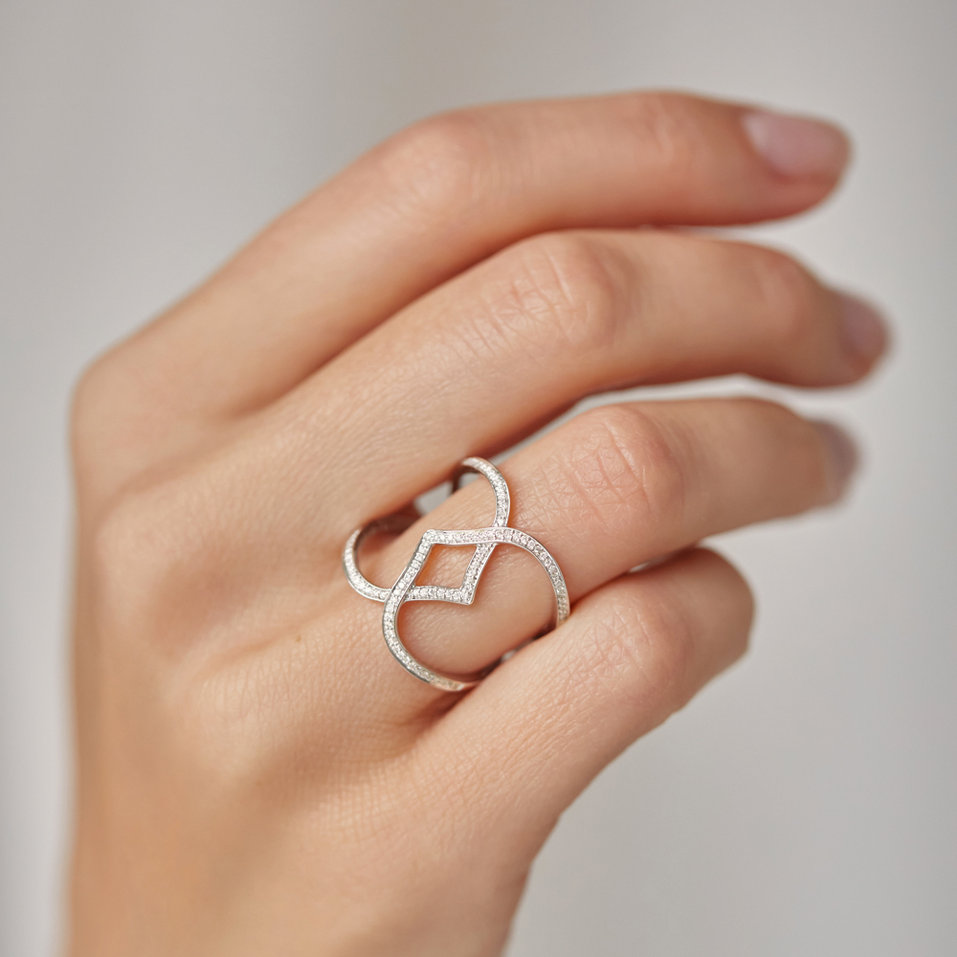 Prsteň s diamantmi Gorgeous Connection