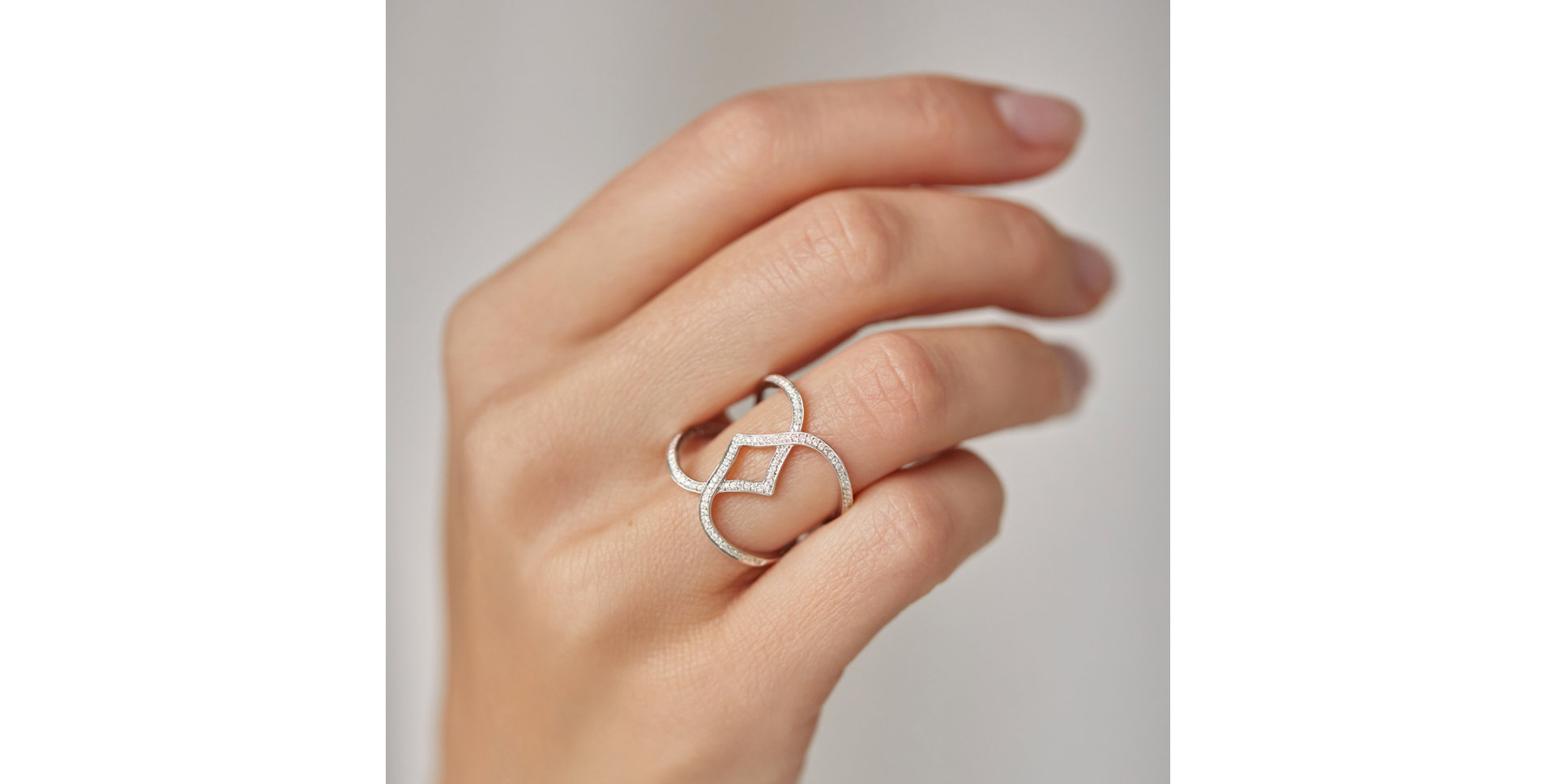 Prsteň s diamantmi Gorgeous Connection