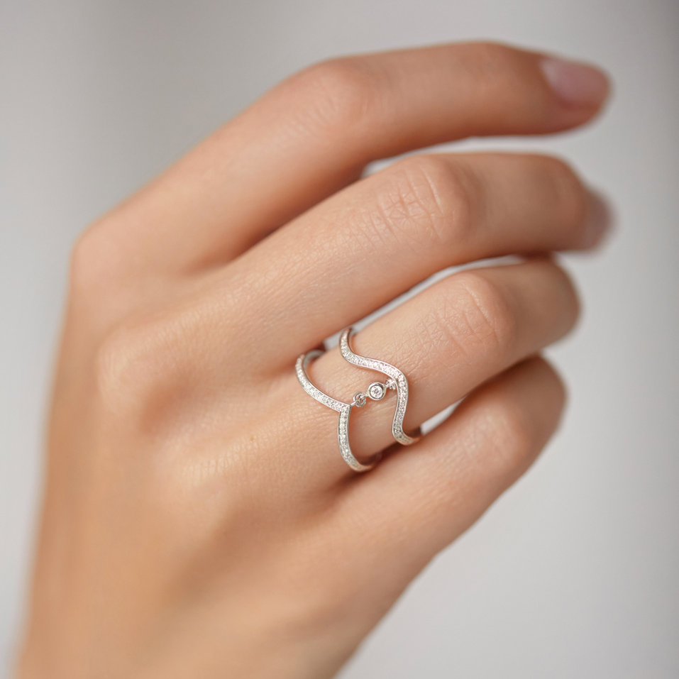 Prsteň s diamantmi Infinite Passion