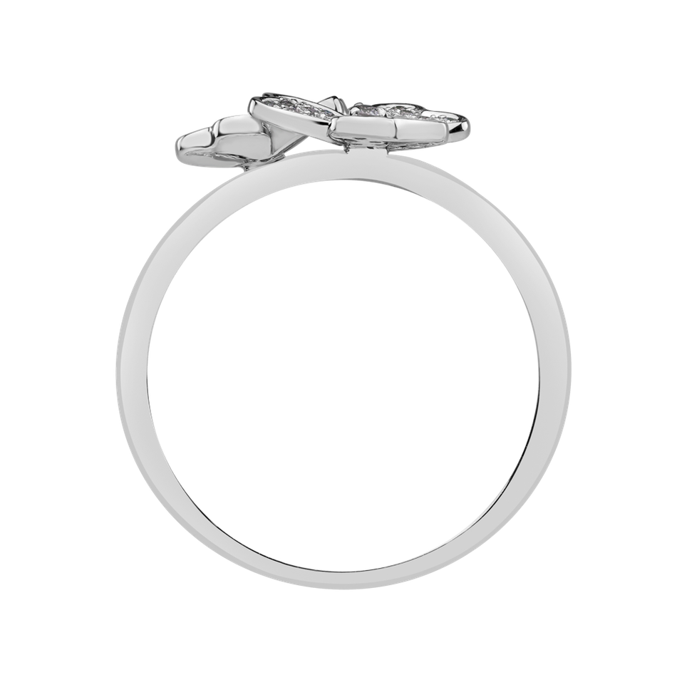 Prsteň s diamantmi Flowering Garden