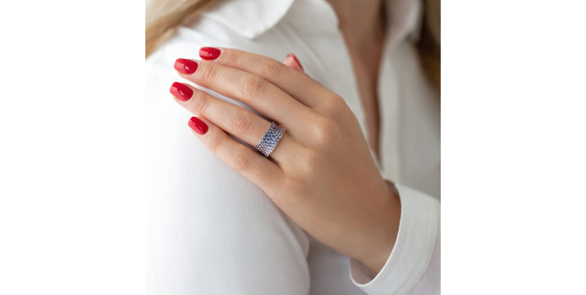 Prsteň so zafírmi Allie