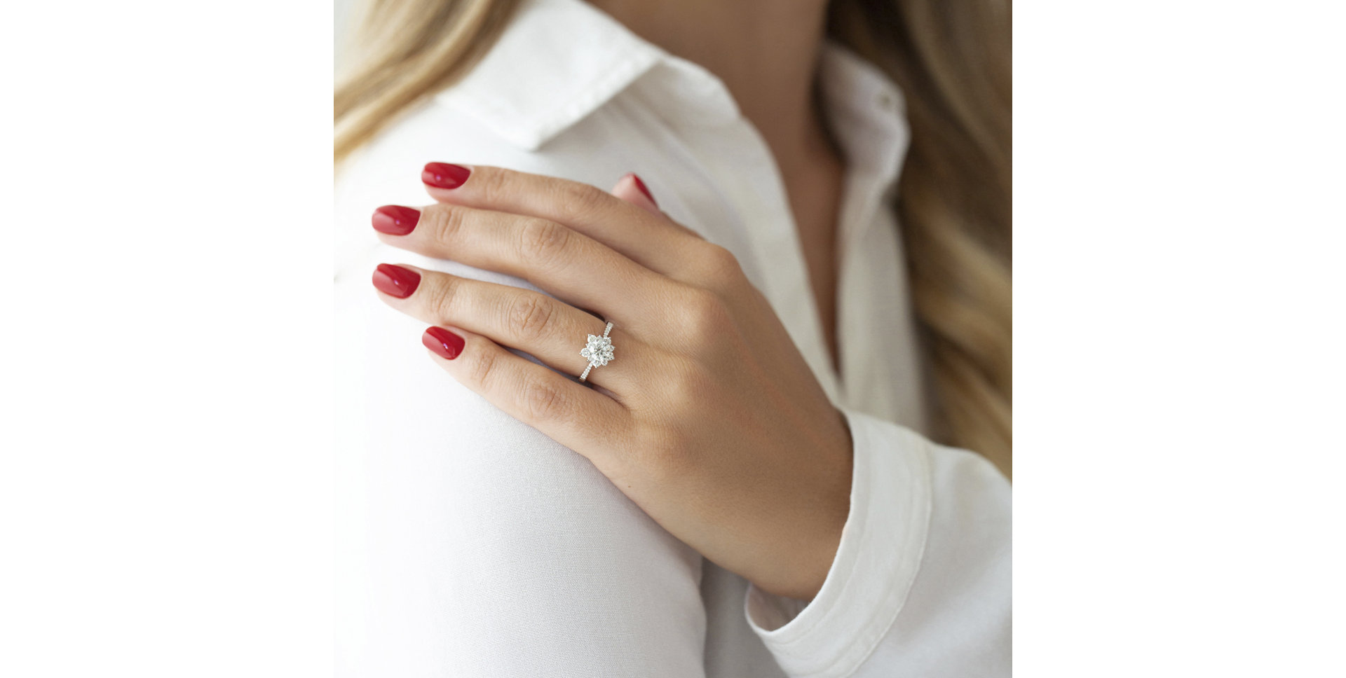 Prsteň s diamantmi Frozen Starlet