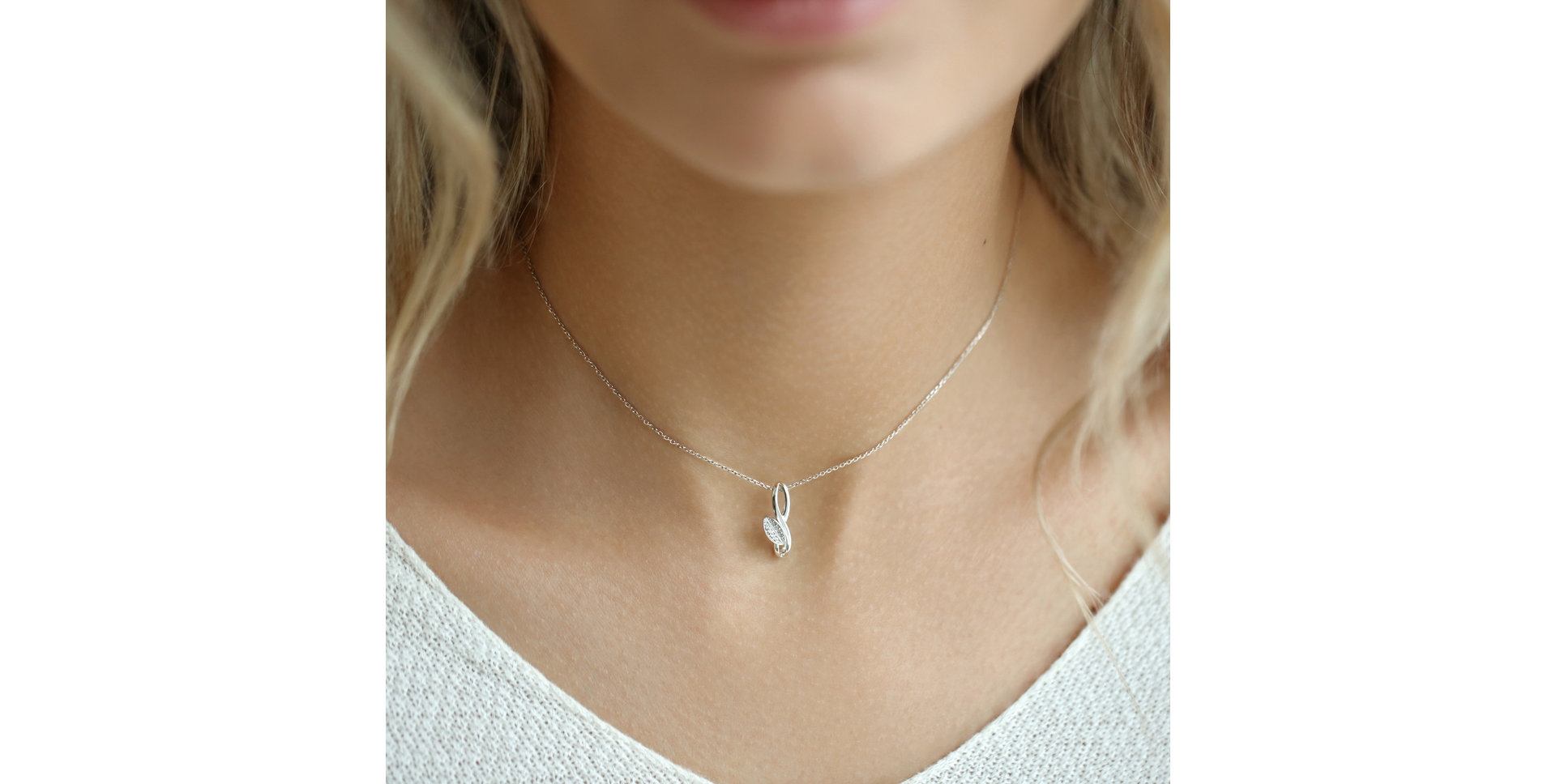 Přívěsok s diamantmi Nature Joy