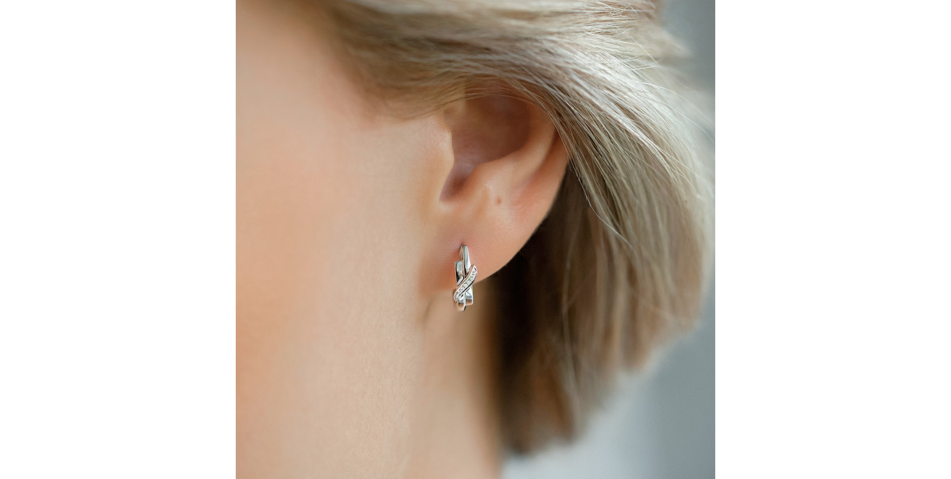 Náušnice s diamantmi Pure Fame