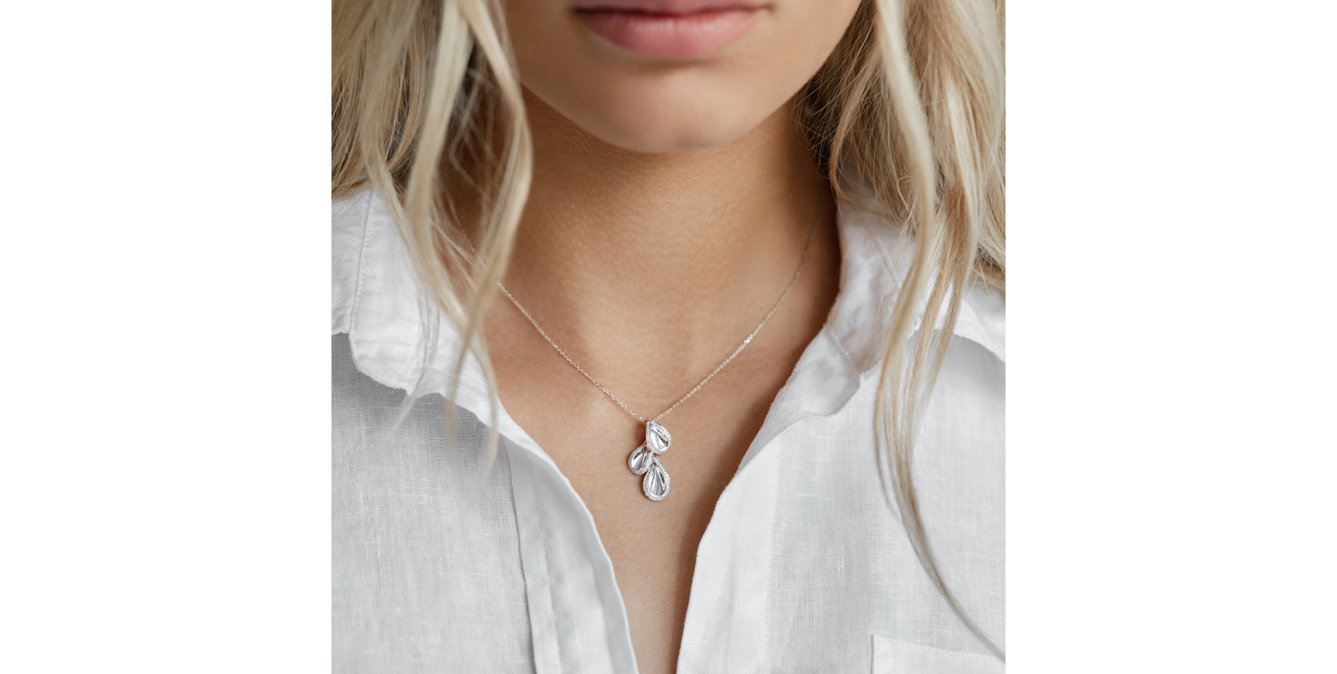 Přívěsok s diamantmi Glamorous Tears