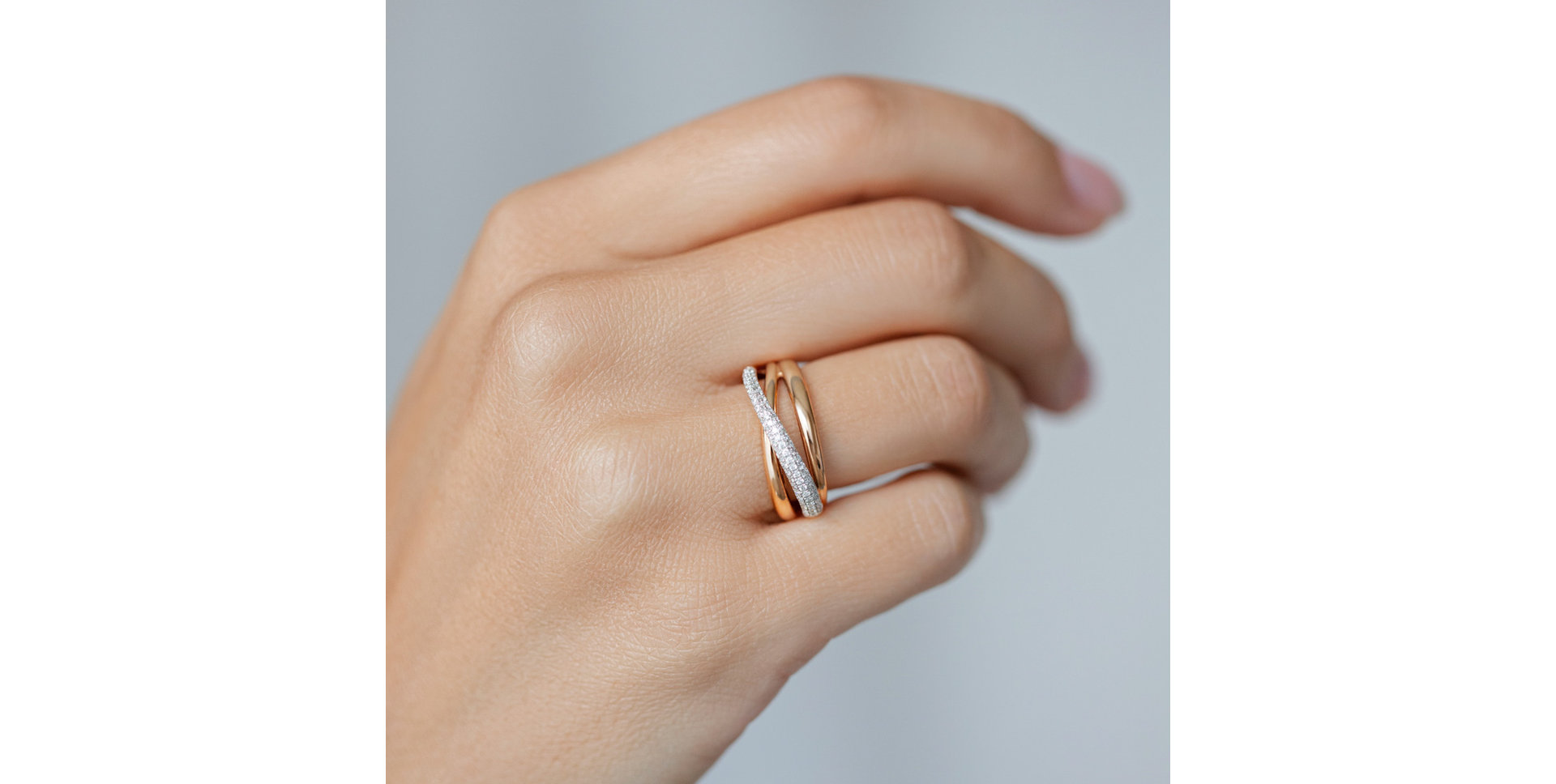 Prsteň s diamantmi Eternal Myth