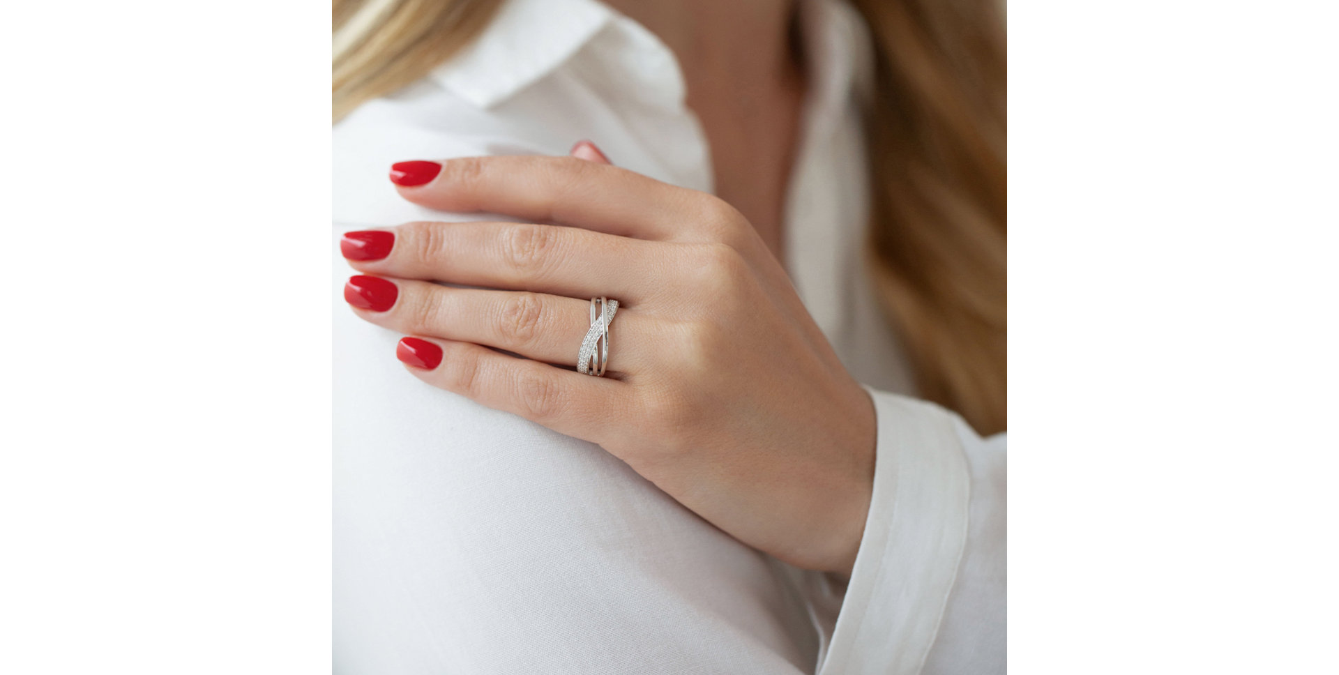 Prsteň s diamantmi First Memory