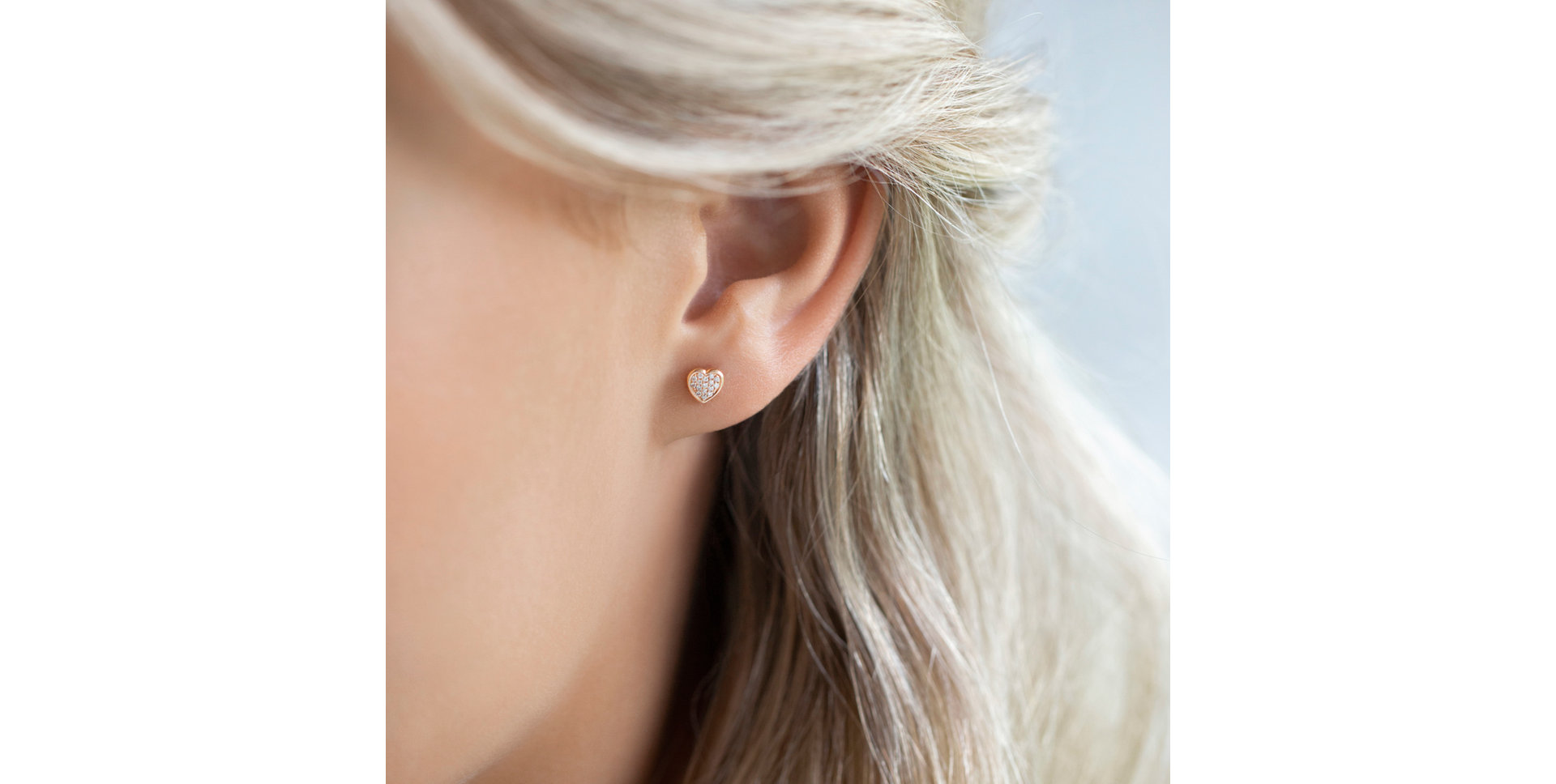 Náušnice s diamantmi Endless Love