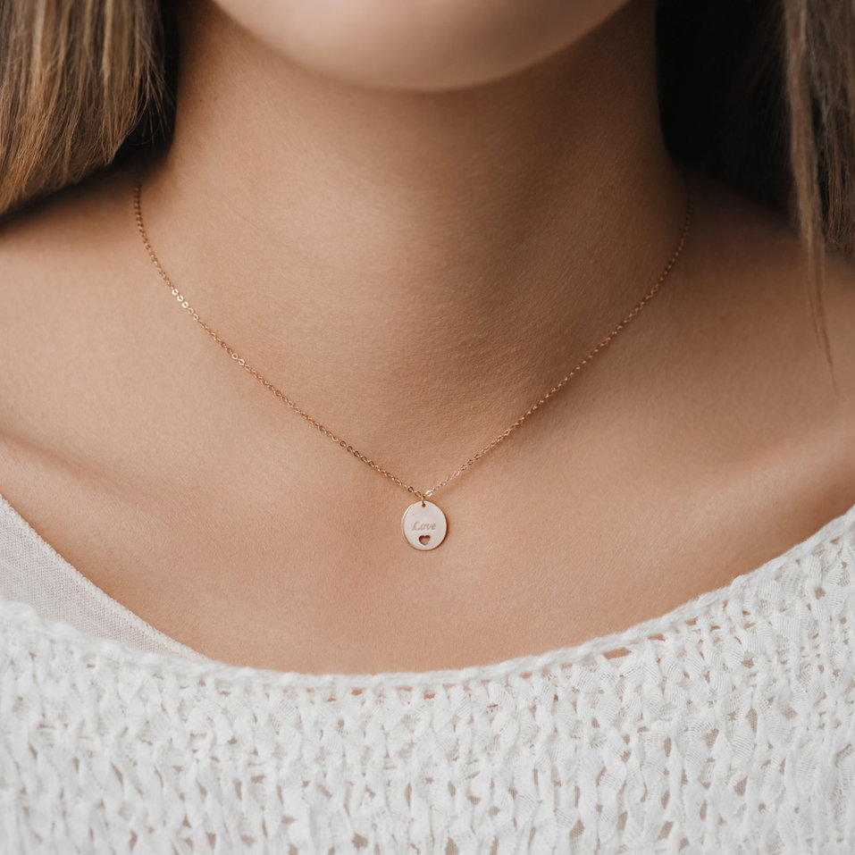 Náhrdelník s diamantom Amour Signature