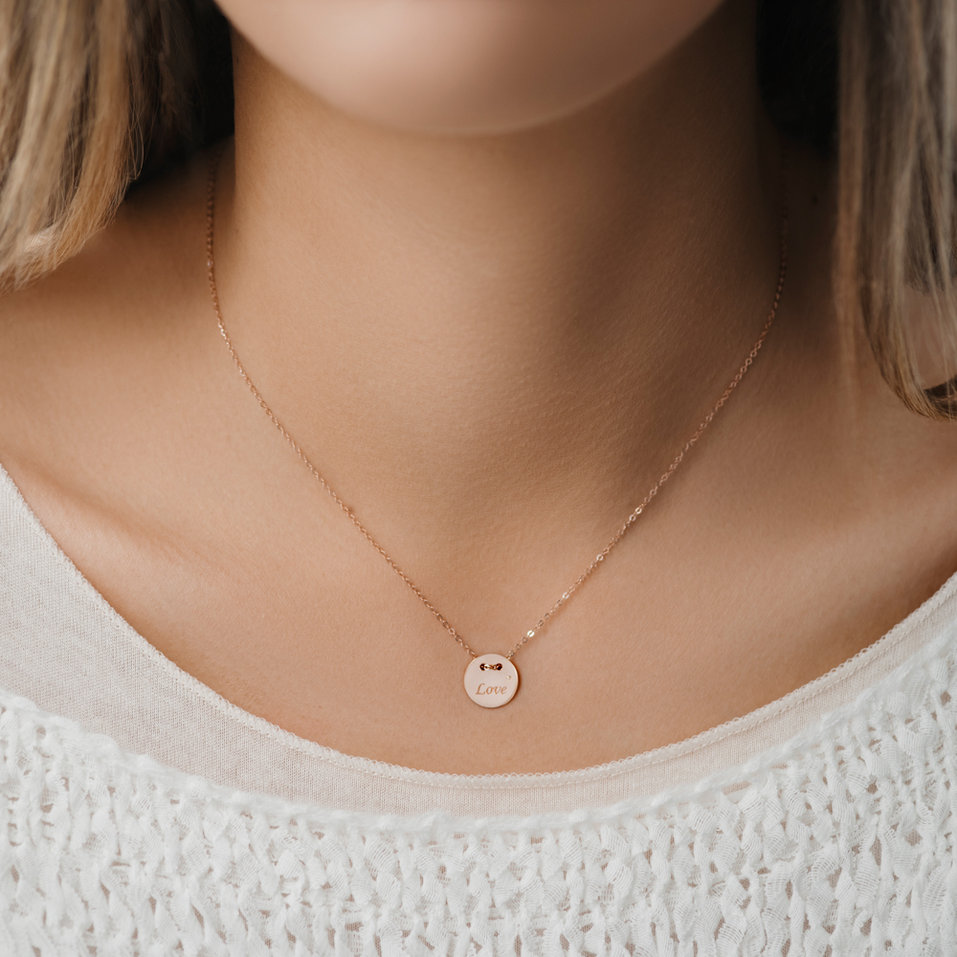 Náhrdelník s diamantom Love Splendor