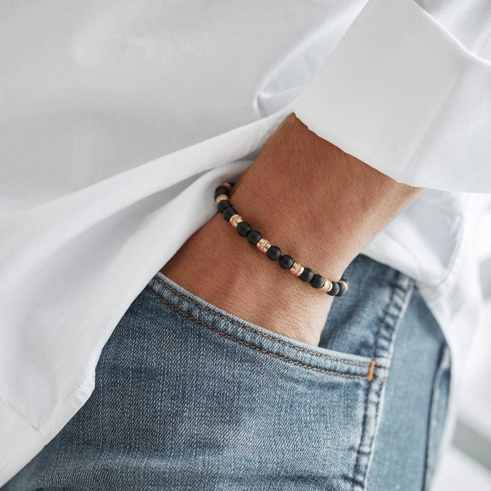 Náramok s diamantmi a achátmi Moonlight Jewel