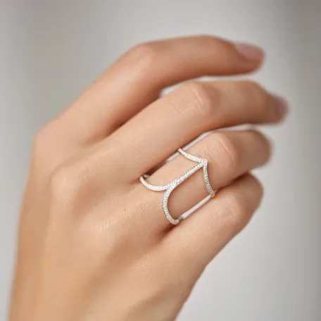 Prsteň s diamantmi Luxy Way