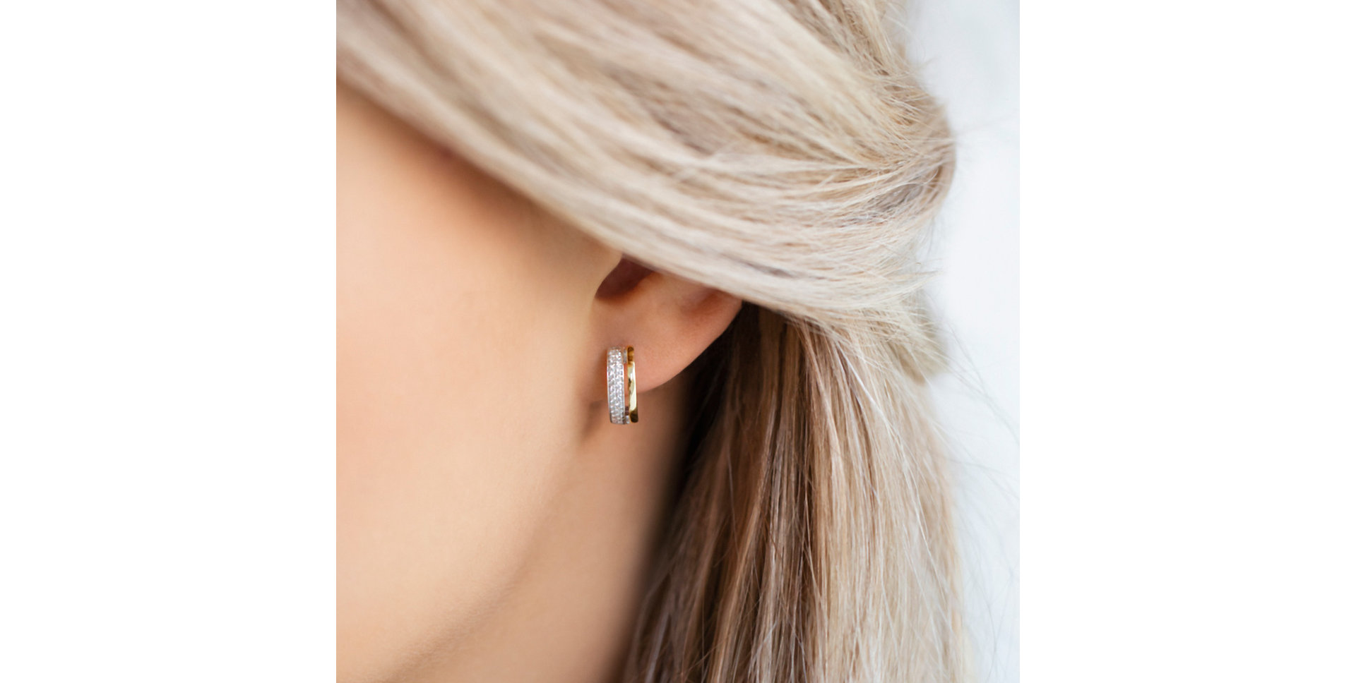 Náušnice s hnedými diamantmi Moonlight Spirit