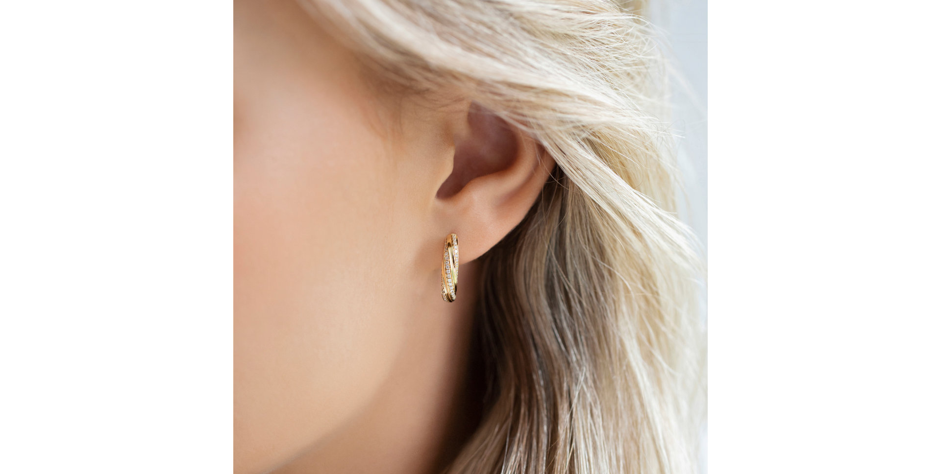 Náušnice s diamantmi Joyful Energy