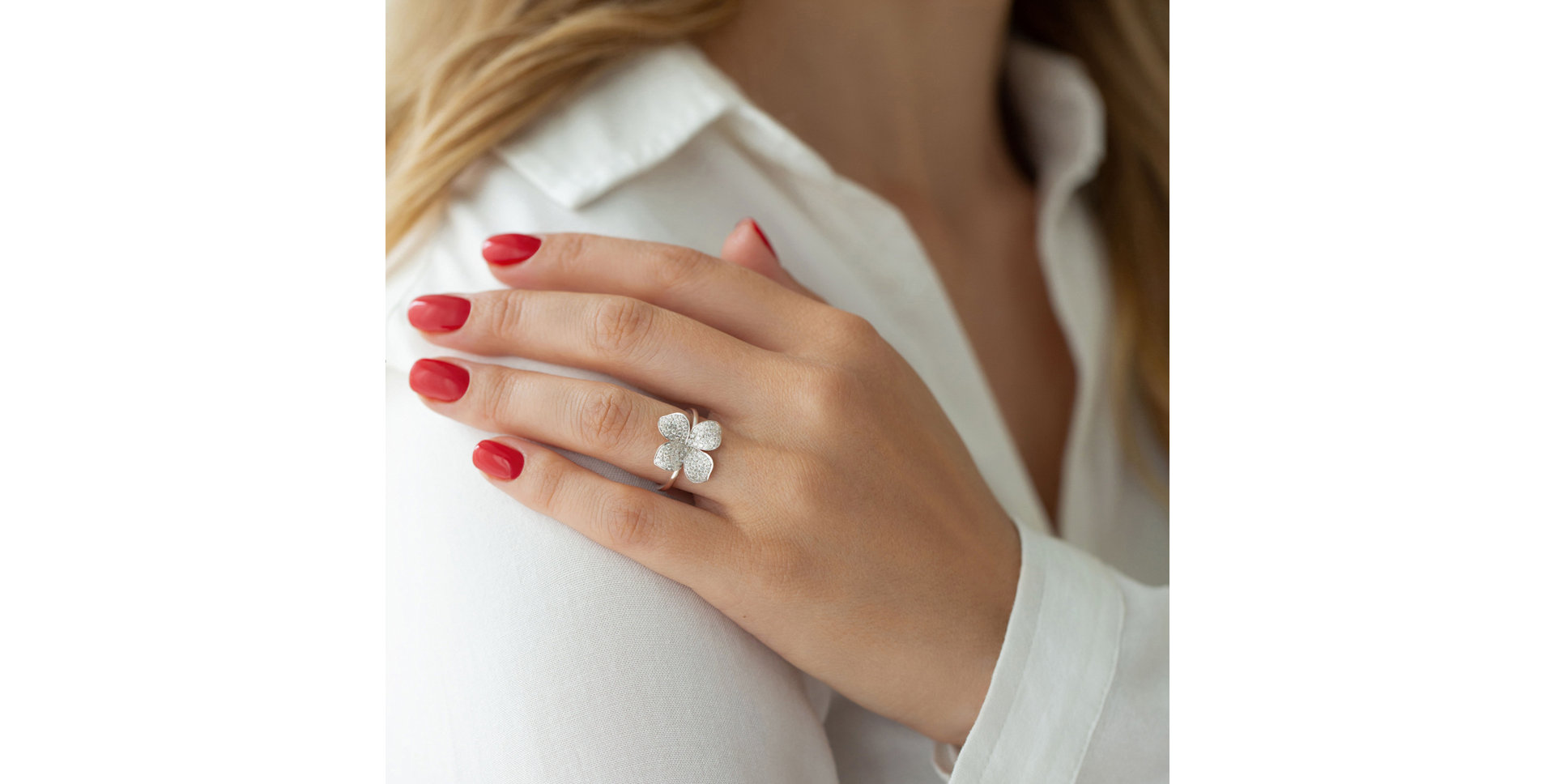 Prsteň s čiernymi diamantmi Lucky Brilliance