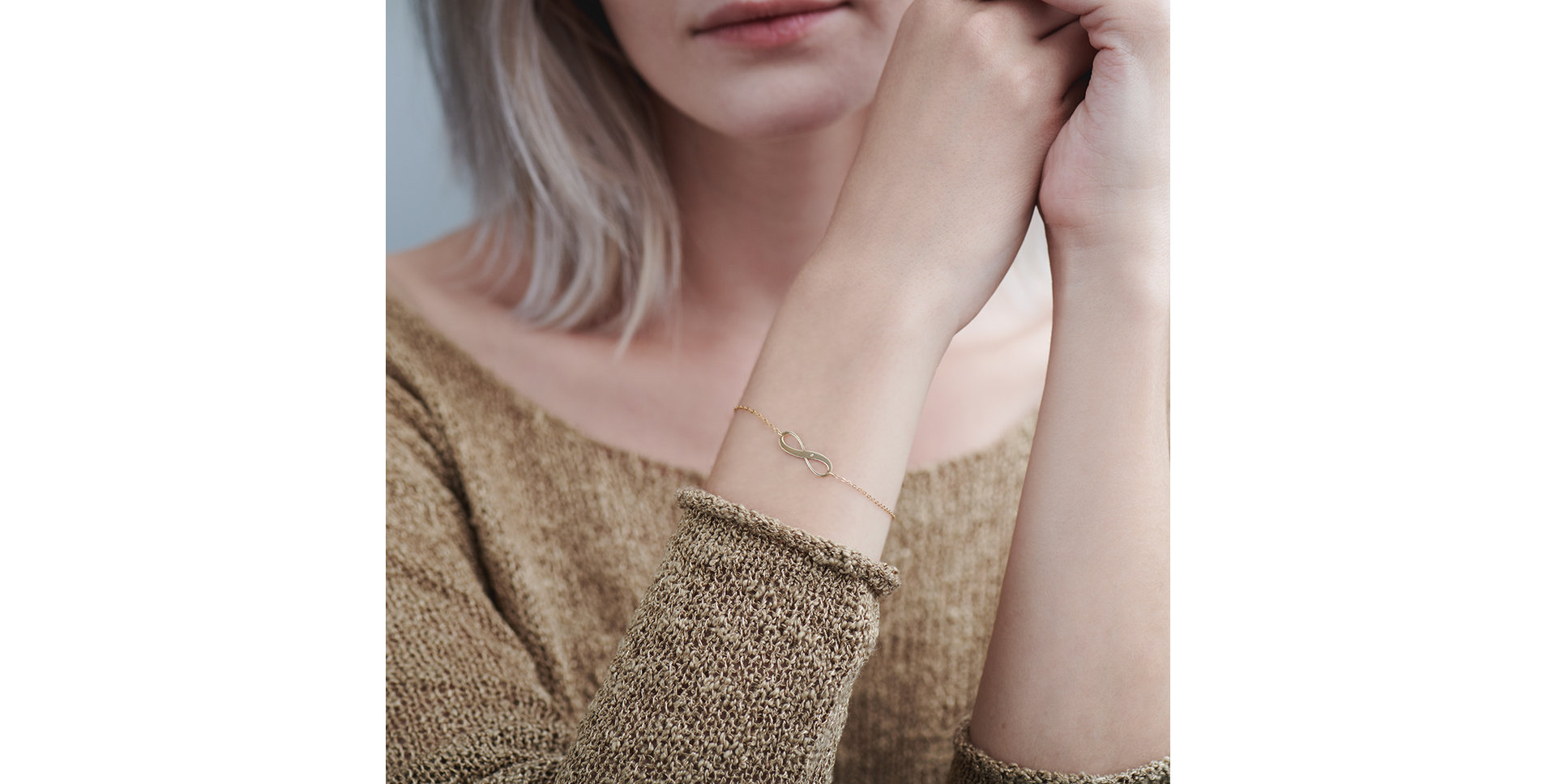 Náramok s diamantom My Infinite