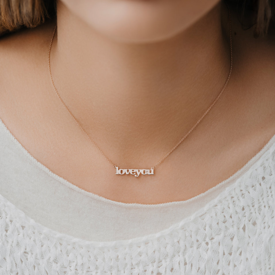 Náhrdelník s diamantom My Amour