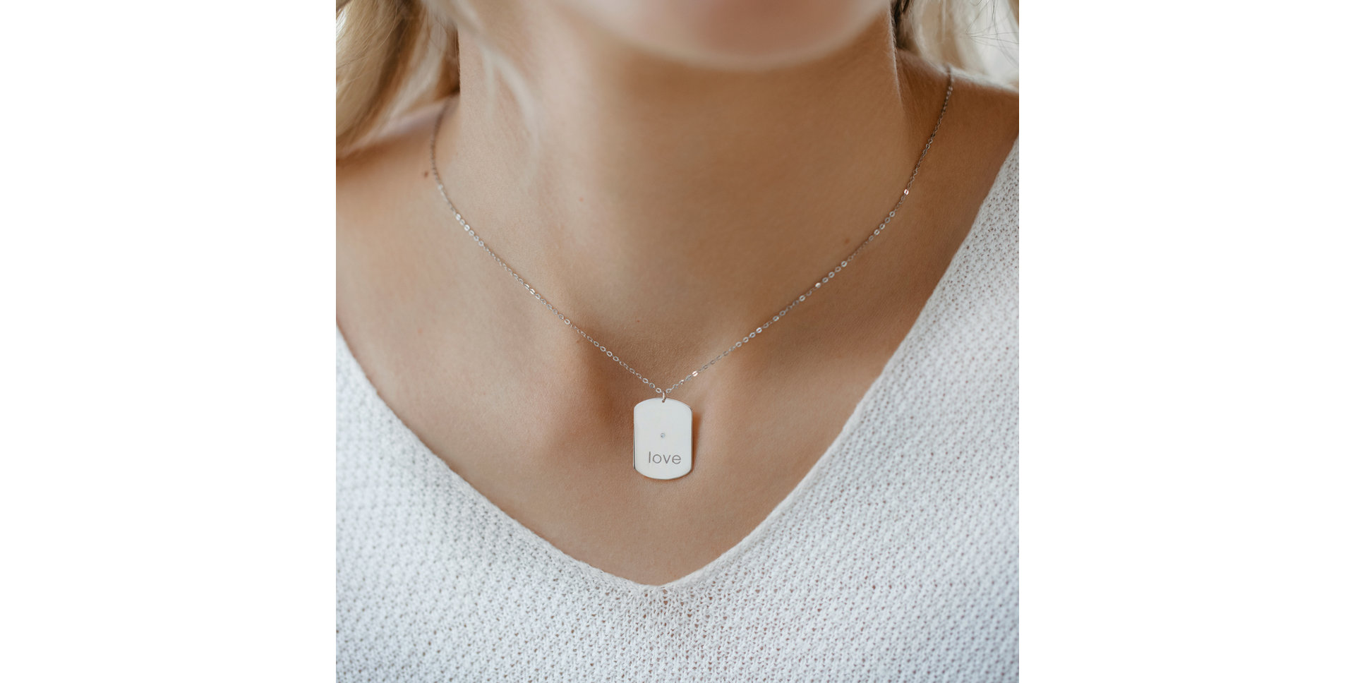 Náhrdelník s diamantom My Darling