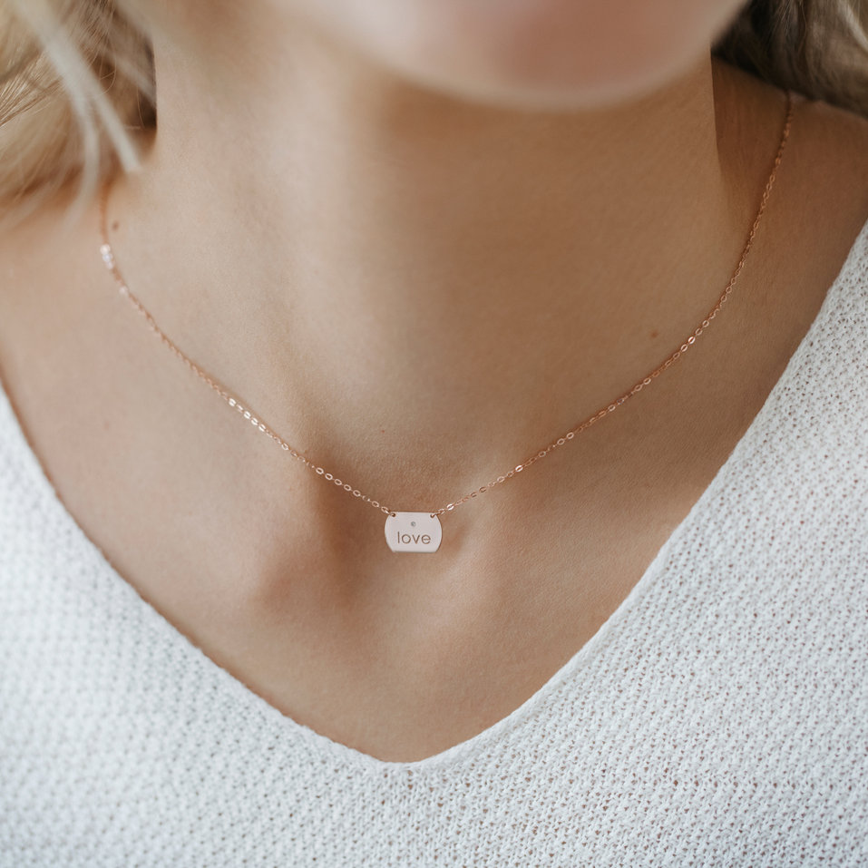 Náhrdelník s diamantom Forever Amour