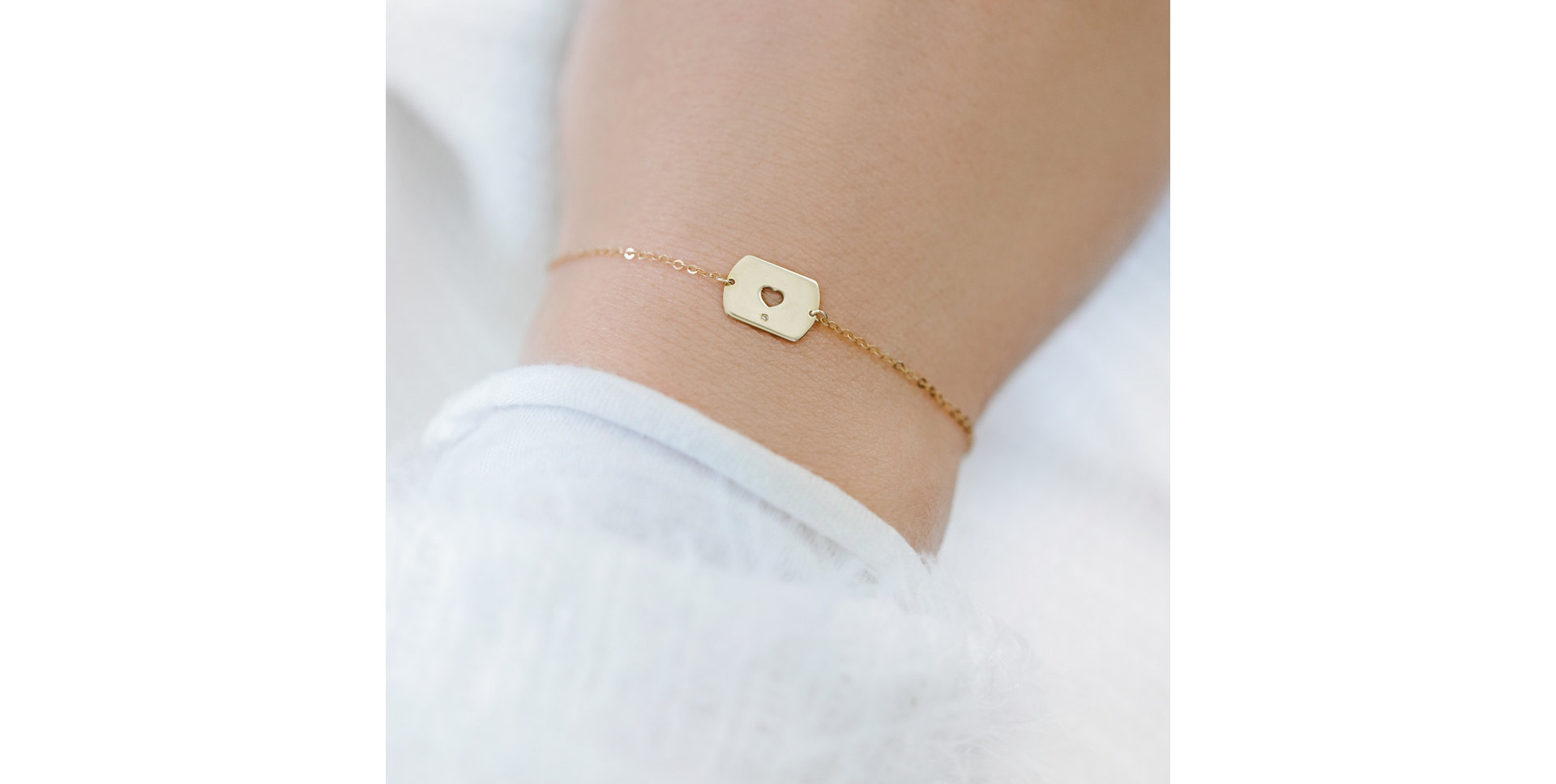 Náramok s diamantom Diamond Love