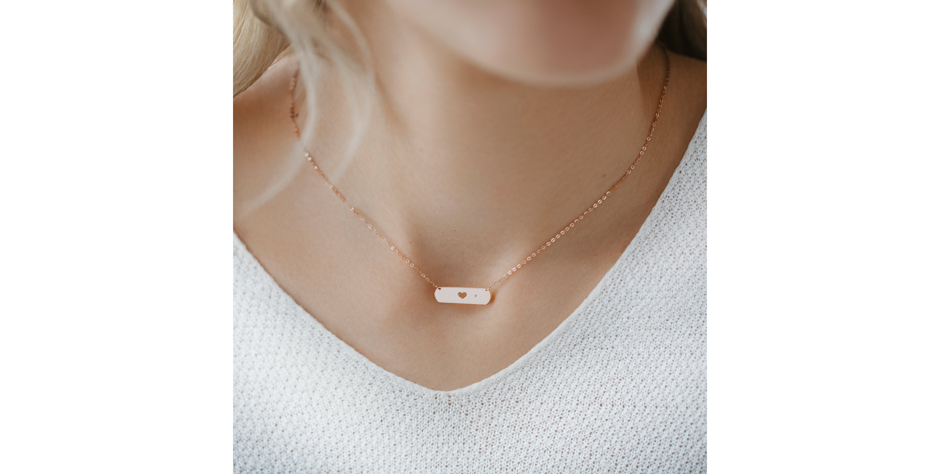 Náhrdelník s diamantom Heart Love