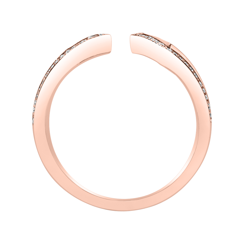 Prsteň s diamantmi Shiny Vanity