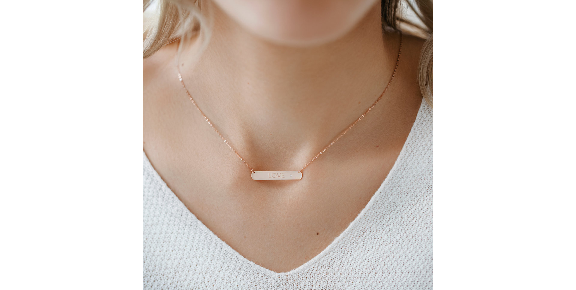 Náhrdelník s diamantom Eternal Amour