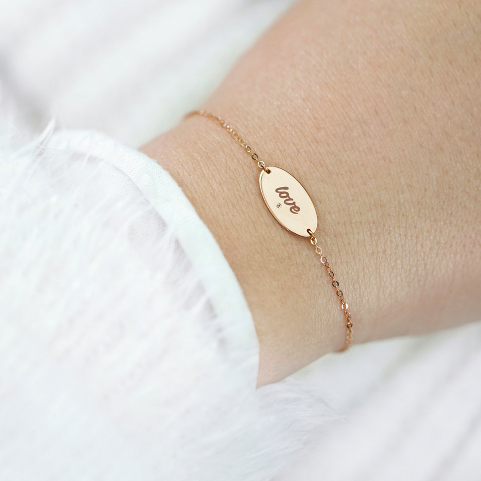 Náramok s diamantom Amour Symbol