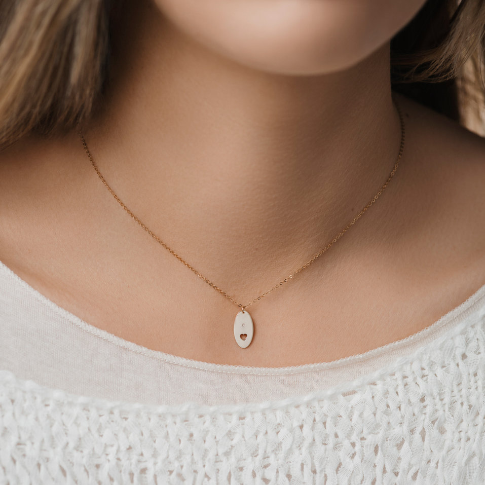 Náhrdelník s diamantom Divine Darling