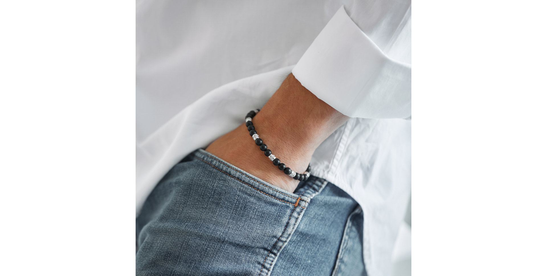 Náramok s diamantmi a achátmi Neverending Style