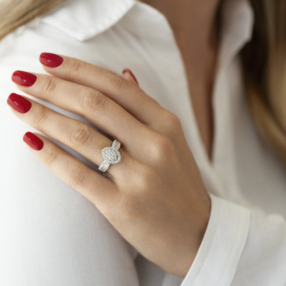 Prsteň s diamantmi Arlette